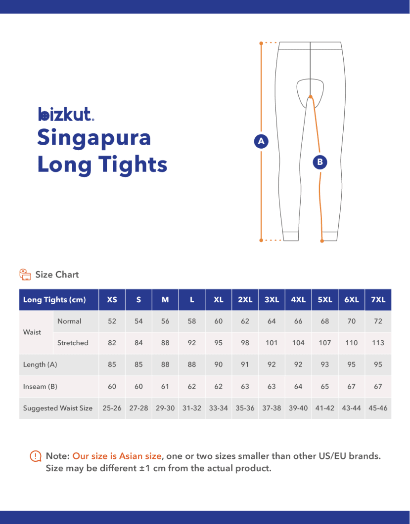 Premium Singapura Long Cycling Tights - Bizkut